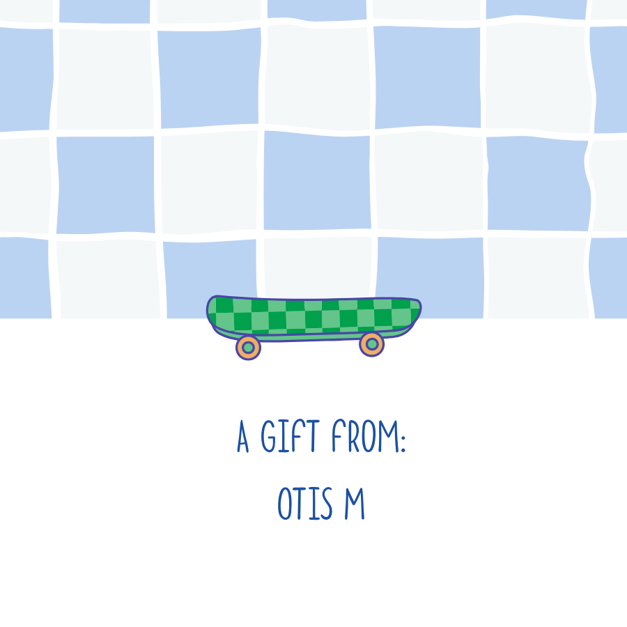 Checkered Skateboard