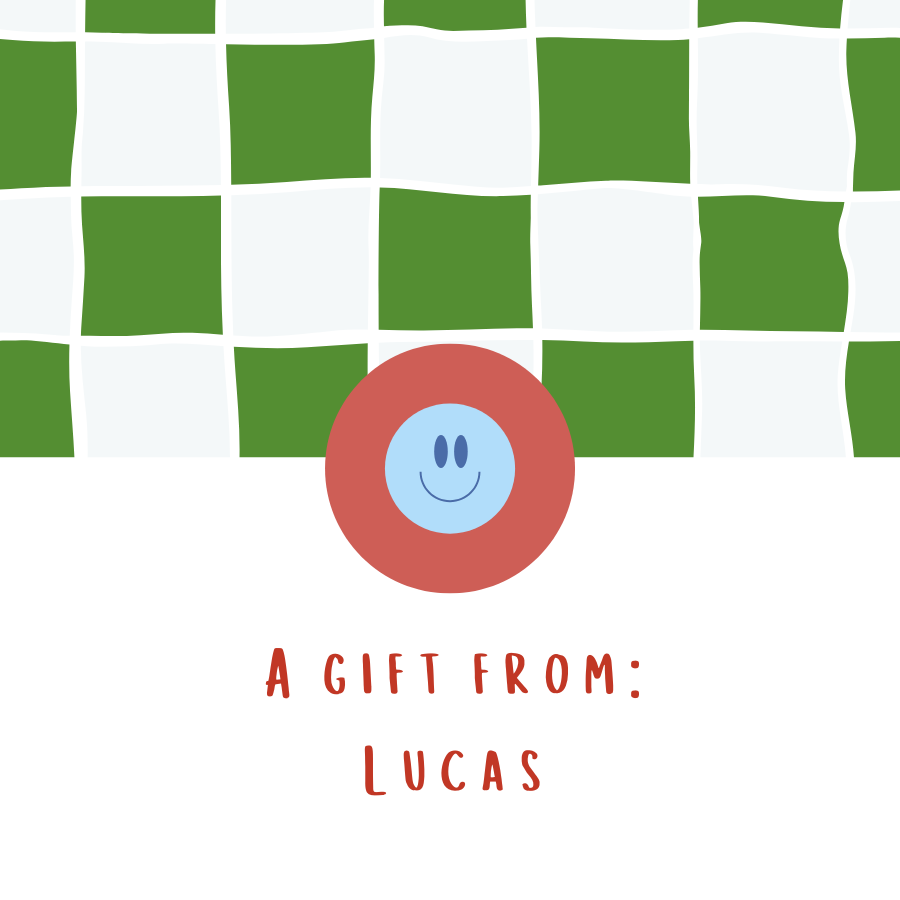 Happy face Birthday Tag