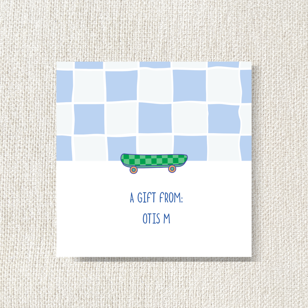 Checkered  Skateboard