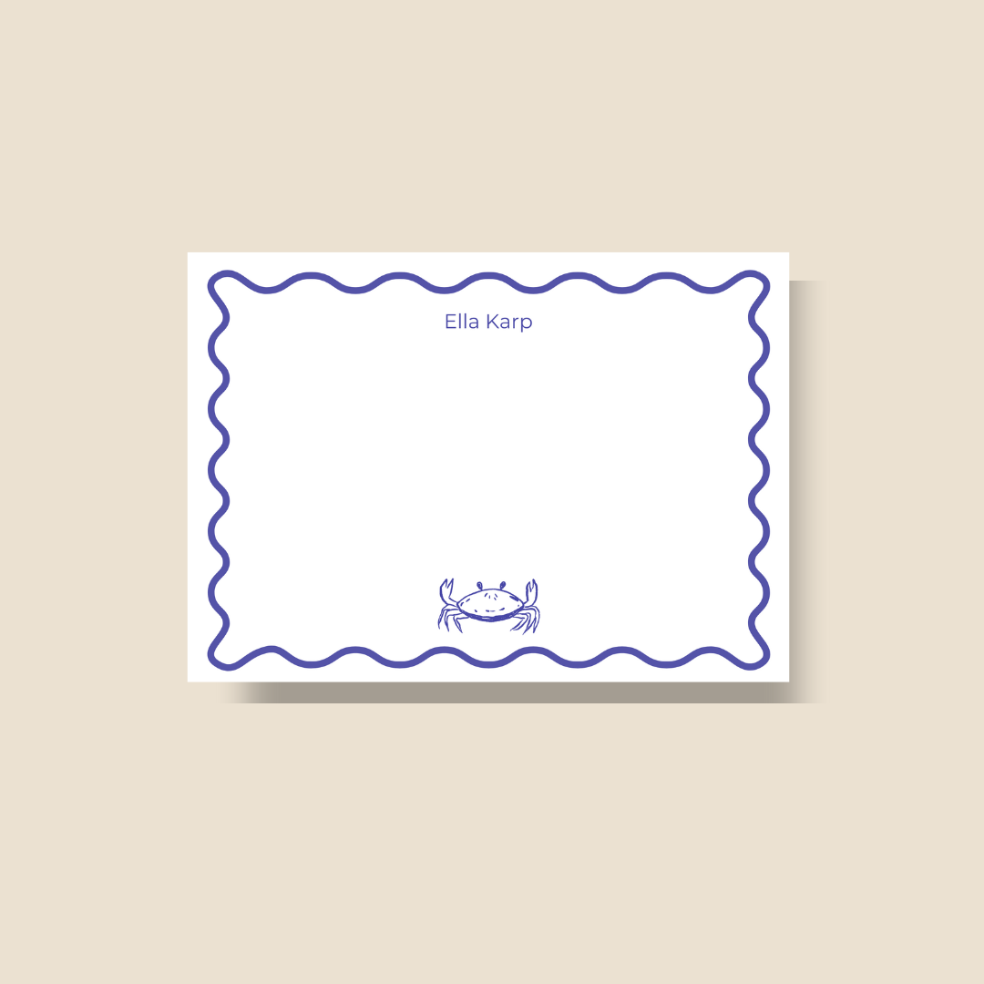 Notecards Blue Crab