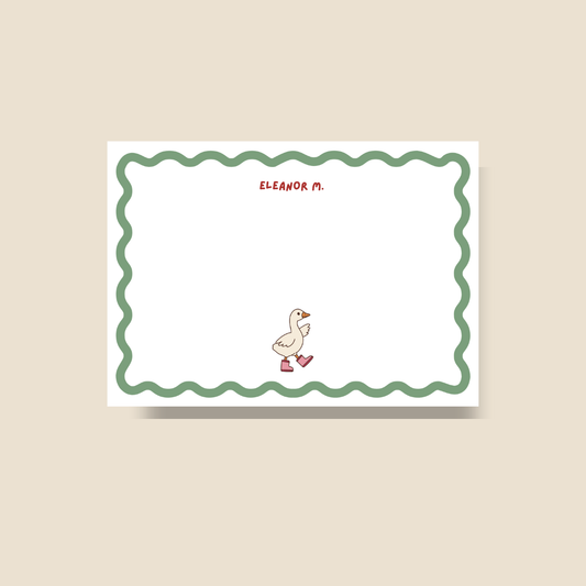 Notecards Girl Goose