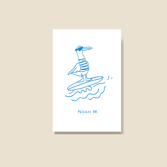 The Surfer - Enclosure card