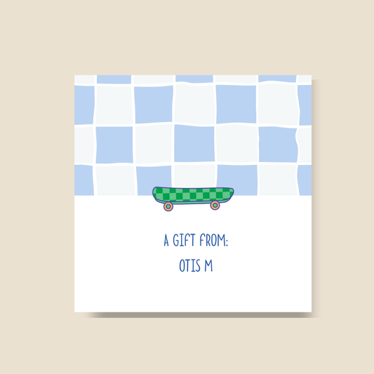 Checkered  Skateboard