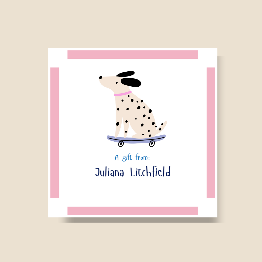 Skater Dog Pink