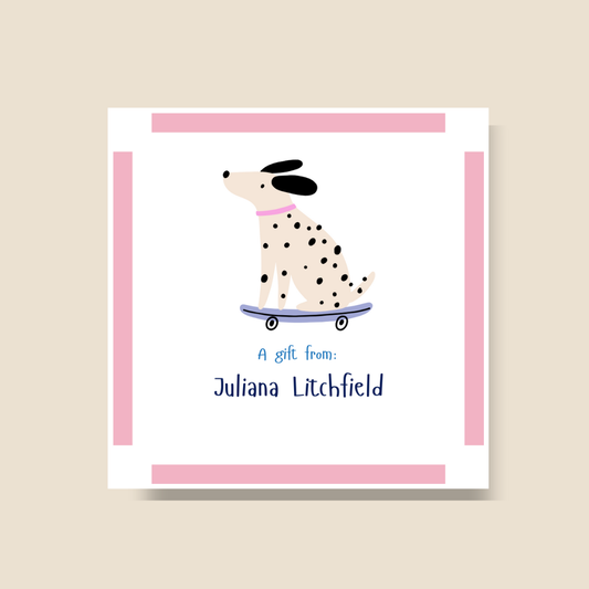 Skater Dog Pink