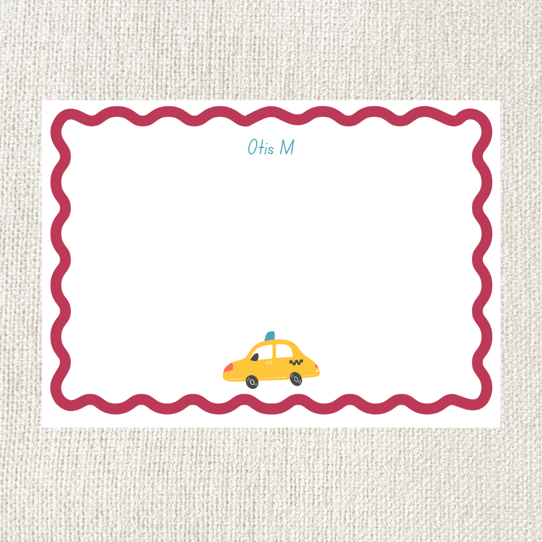 Notecards Yellow Taxi