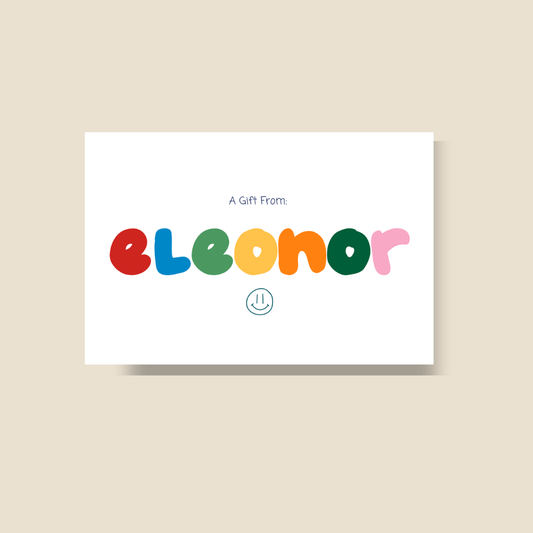 The Jolly Font - Enclosure Cards