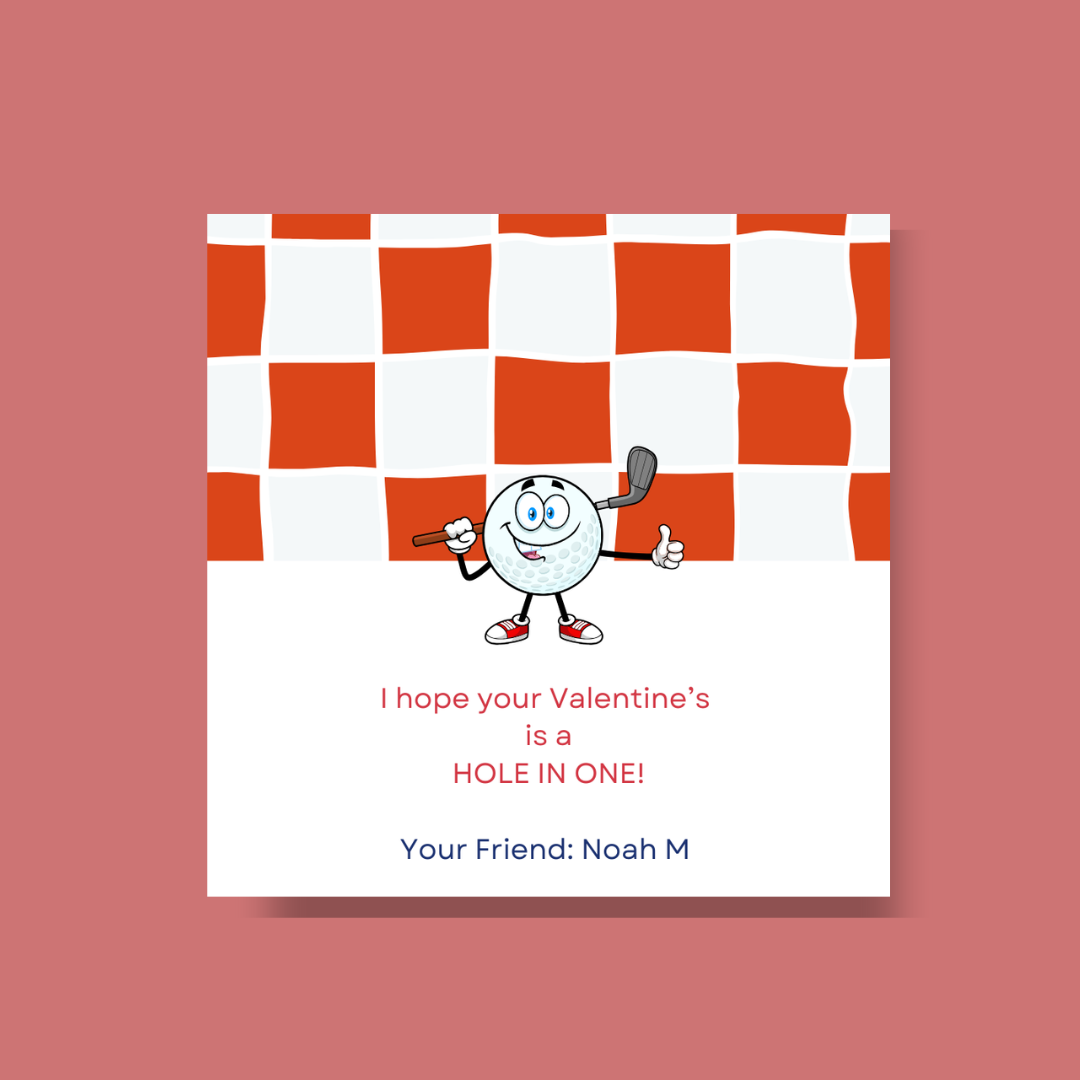 Valentine's Day Hole in one