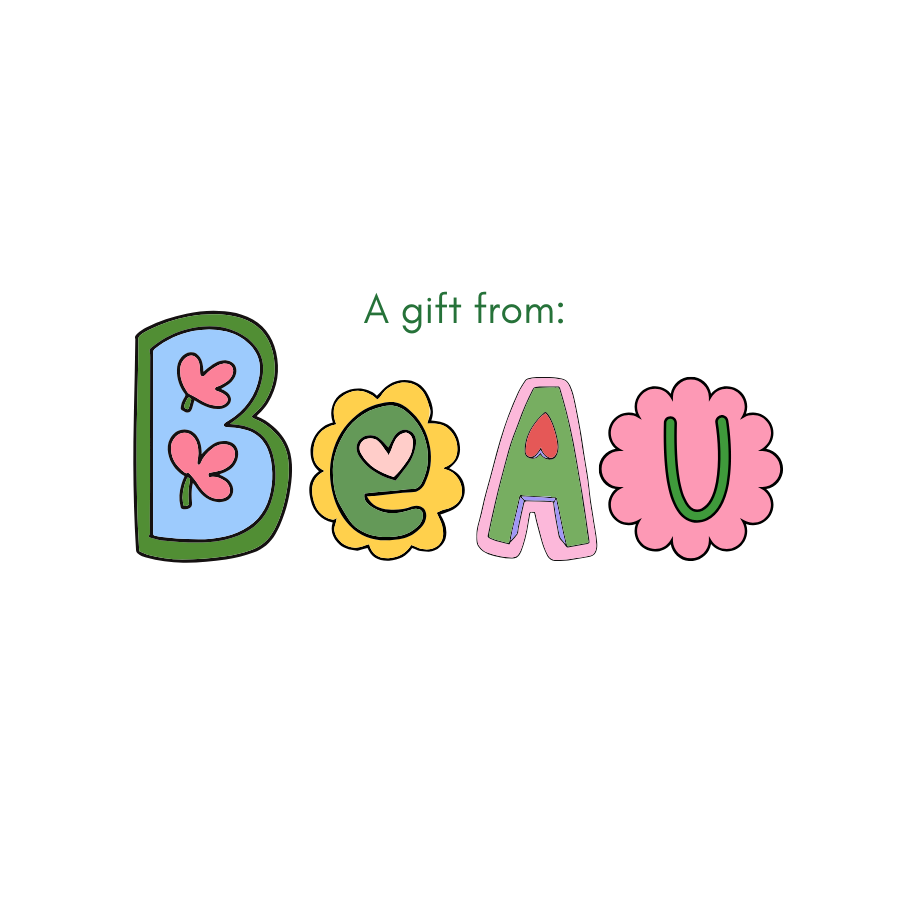 Personalized Square Gift Tag